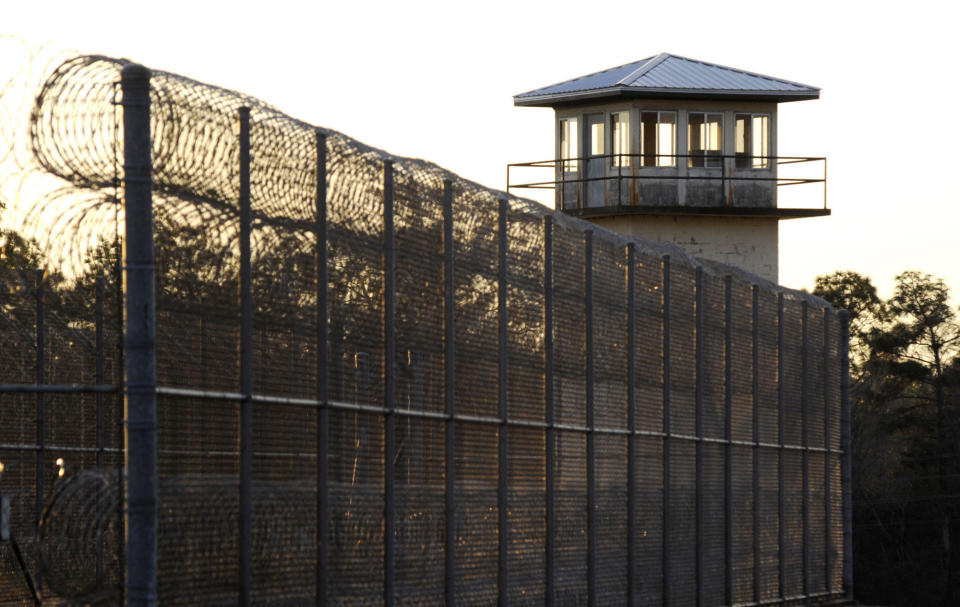 Holman Correctional Facility in Atmore, Alabama, is the state's primary housing facility for death row inmates and the only facility in the state allowed to carry out executions.  / Credit: Jay Reeves / AP