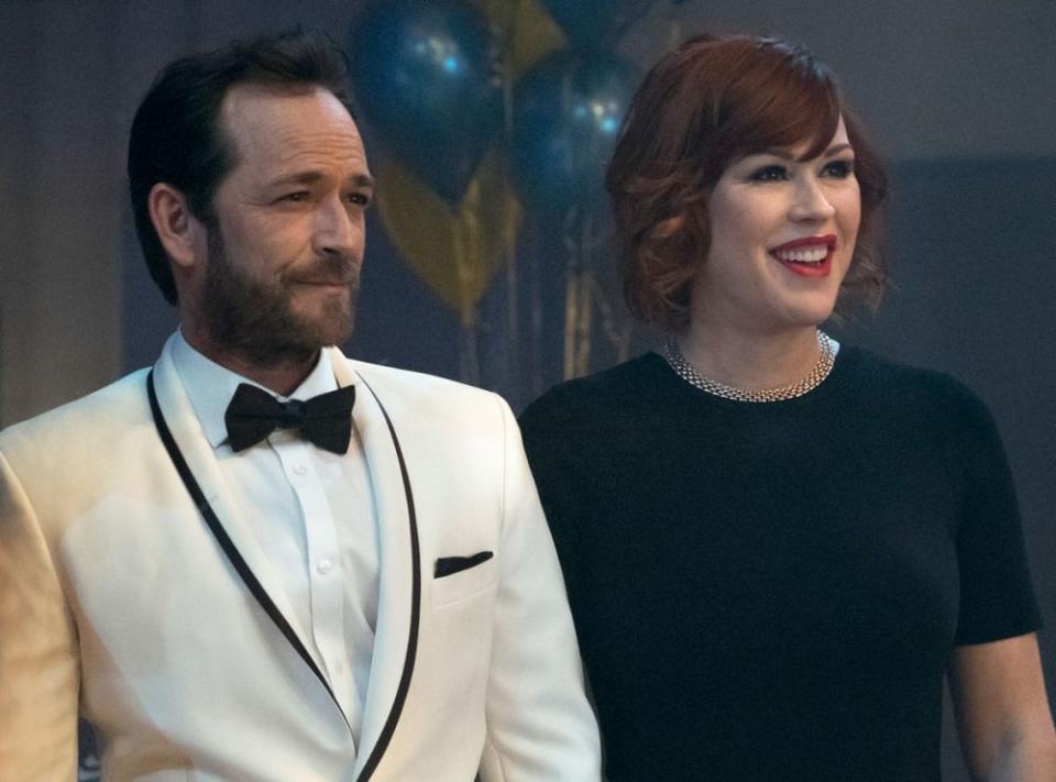 Luke Perry and Molly Ringwald in Riverdale | Katie Yu/The CW