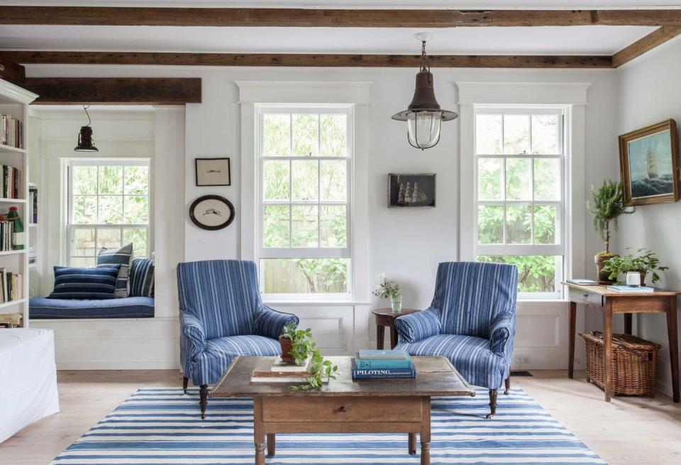 <p>“I love Farrow & Ball’s All White for a coastal home,” says Elizabeth Cooper of <a href="https://www.elizabethcooperinteriordesign.com/" rel="nofollow noopener" target="_blank" data-ylk="slk:Elizabeth Cooper Interior Design;elm:context_link;itc:0;sec:content-canvas" class="link ">Elizabeth Cooper Interior Design</a>. “It’s a soft white, rather than a cool white, and it’s complementary of both bold and softer beachy hues.”</p>