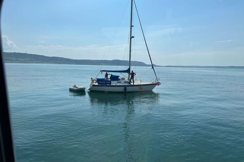 Moelfre RNLI towed a yacht to safety after it suffered mechanical problems