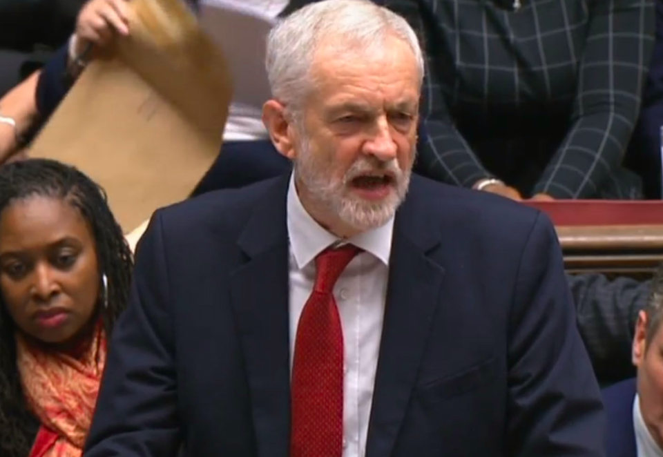 <em>Jeremy Corbyn launched a bid to oust the Government after Mrs May's Withdrawal Agreement was overwhelmingly rejected (PA)</em>