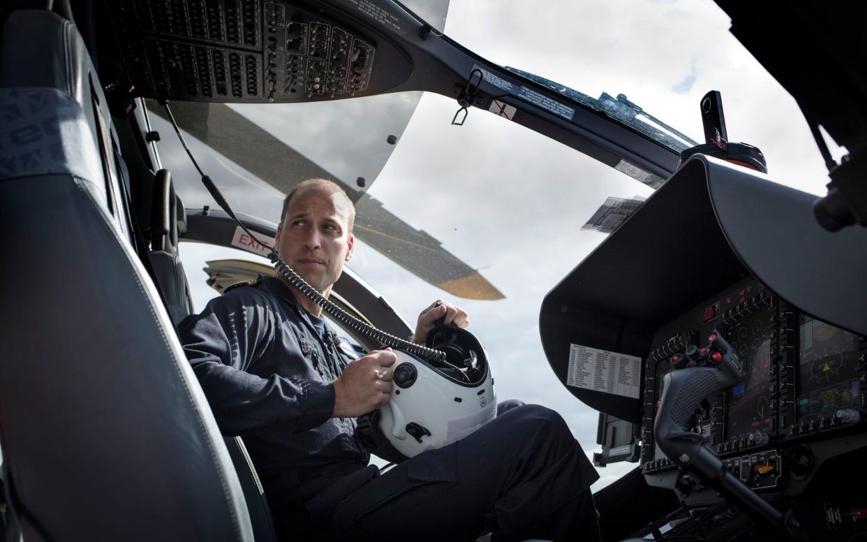 Prince William’s air ambulance came within half a second of a collision with a remote-controlled drone. - BBC/BBC