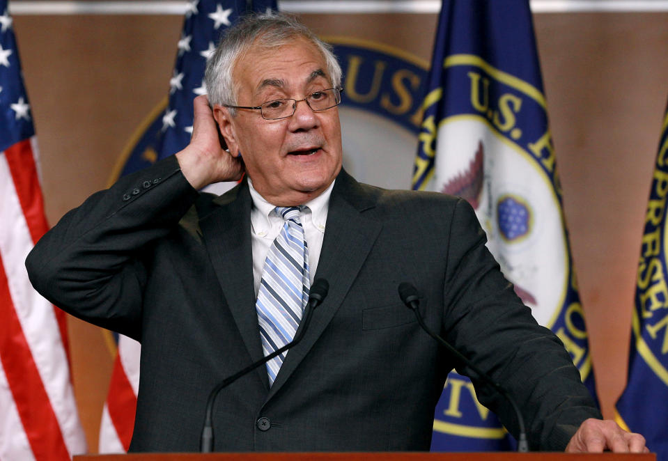 Barney Frank Holds Capitol Press Conference About His Retirement