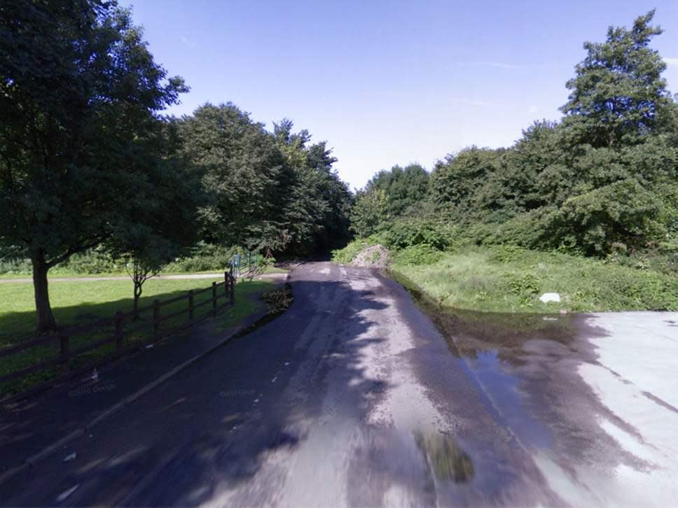 Stadt Moers Park, in Whiston, Merseyside: Google