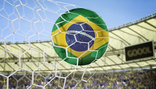 amazing soccer goal of brazil