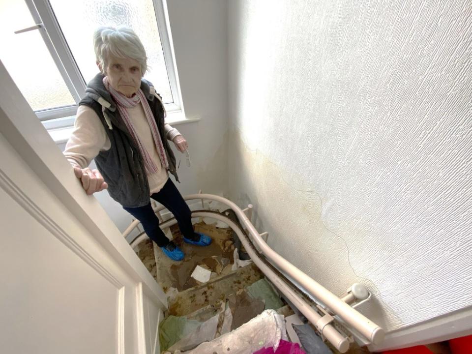 Speed has been reduced to washing from a bucket after a leak from a botched toilet repair left her London home “uninhabitable”. Charles Thomson / Newsquest / SW
