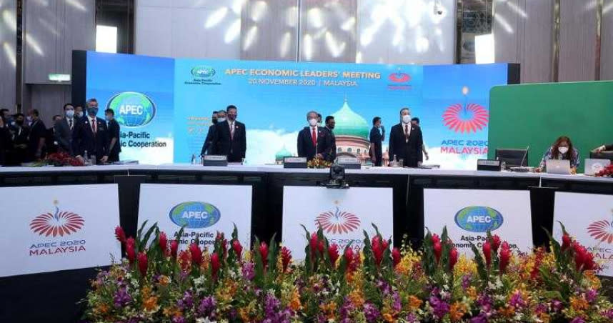 APEC非正式領袖峰會20日以視訊方式舉行，會中並發表《吉隆坡宣言》。（圖／中新社）