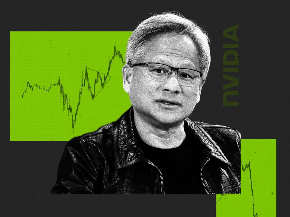 Graphic of CEO Jensen Huang