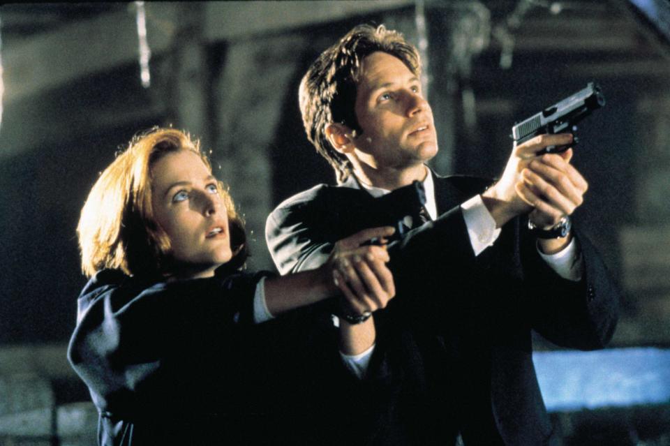 The X Files TV Series 1993 - 2002 USA 1997 Season 5 Created by Chris Carter David Duchovny , Gillian Anderson