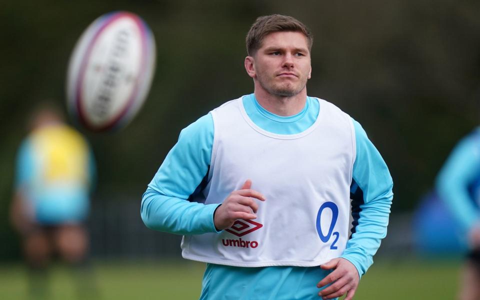 Owen Farrell training at Bagshot - Our writers pick their England 23s v France – should Steve Borthwick stick with Owen Farrell? - PA /Adam Davy
