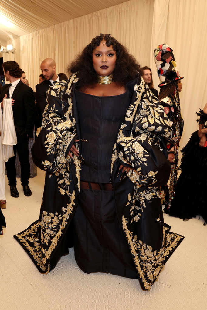Lizzo arrives at The 2022 Met Gala at The Metropolitan Museum of Art on May 2 in New York City.<span class="copyright">Arturo Holmes—MG22/The Met Museum/Vogue/Getty Images</span>