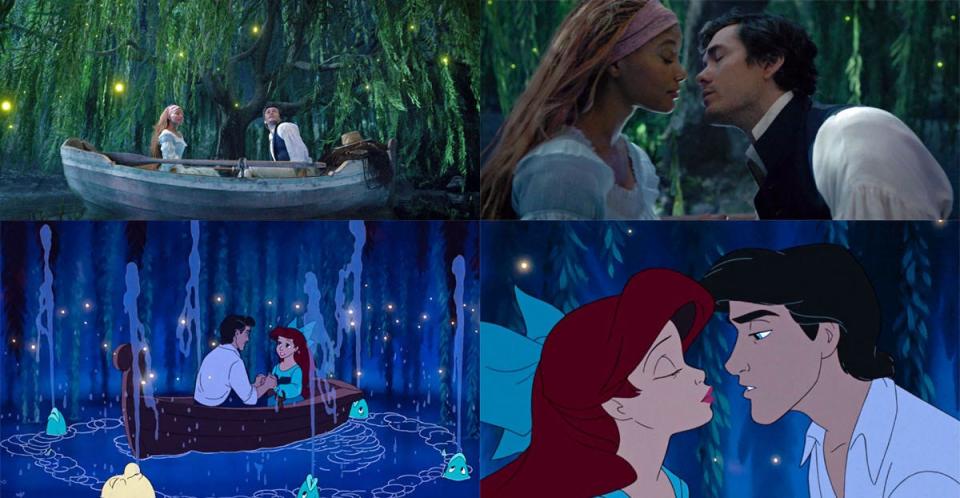 The Little Mermaid animated versus live action