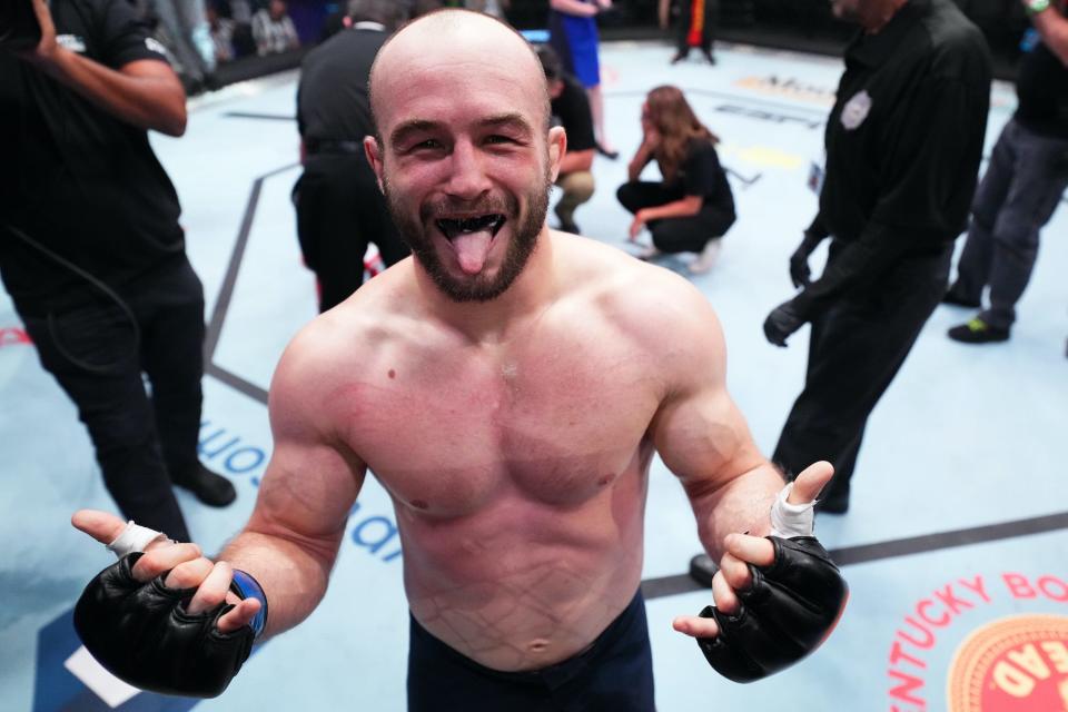 Mateusz Rebecki won his Contender Series match.