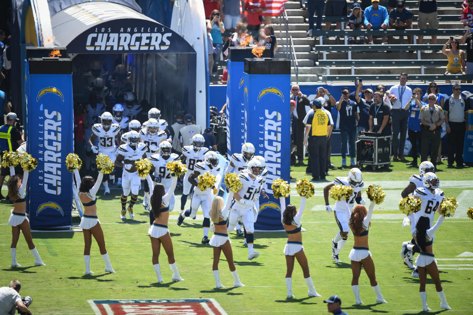 Despite early struggles in the city, the Chargers reportedly have a firm 20-year lease to stay in Los Angeles. (Getty Images)