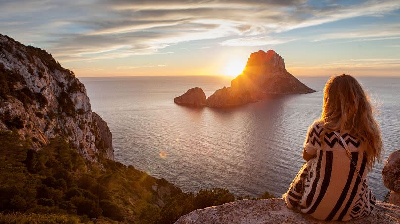 Atardecer en Ibiza.