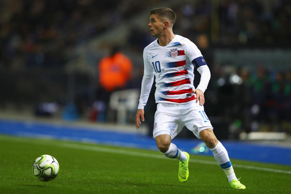 Christian Pulisic is the youngest player to captain the U.S. in an international game. (Pier Marco Tacca/Getty)