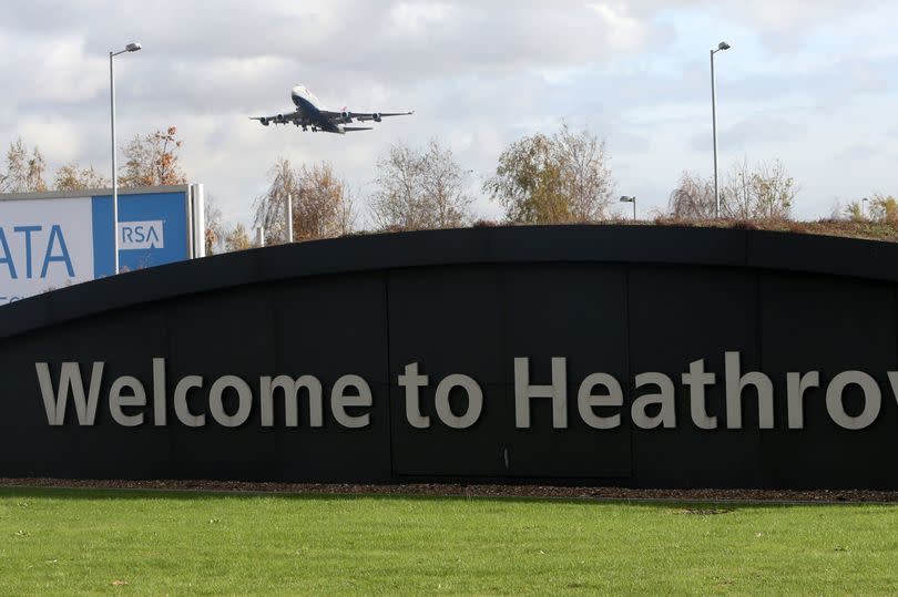 A stock image of Heathrow airport