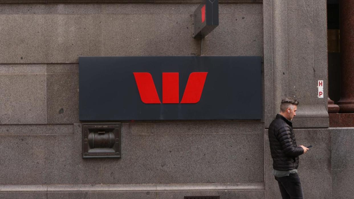 SYDNEY, AUSTRALIA - NewsWire Photos JUNE 24, 2022: Westpac Bank building signage, George Street, Sydney CBD. Picture: NCA NewsWire / Damian Shaw