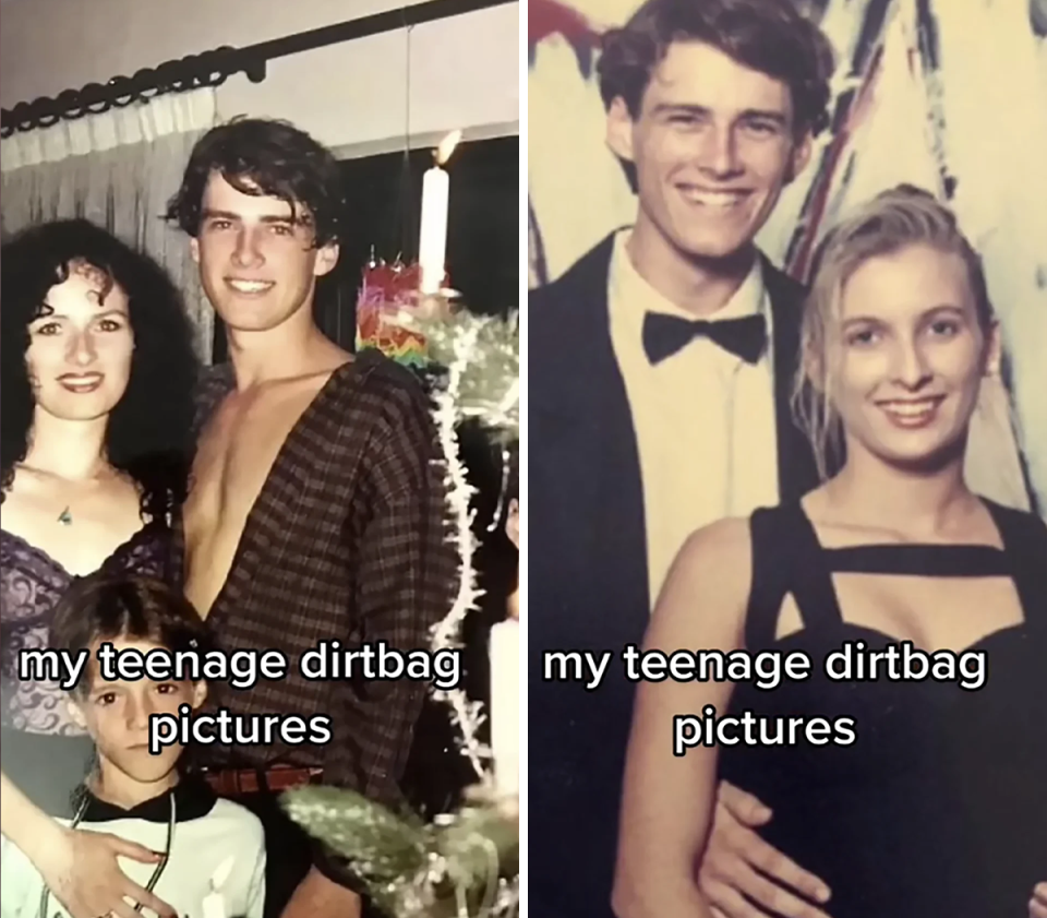 Karl Stefanovic's throwback photos.