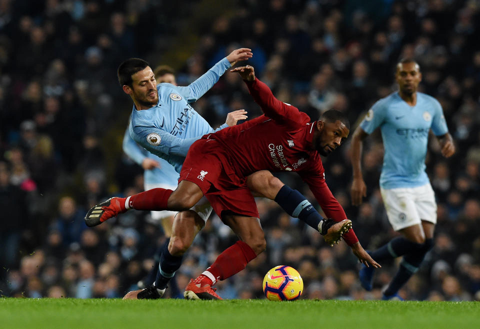 Manchester City and Liverpool were neck-and-neck for the Premier League title last season before City prevailed. (Photo by John Powell/Liverpool FC via Getty Images)