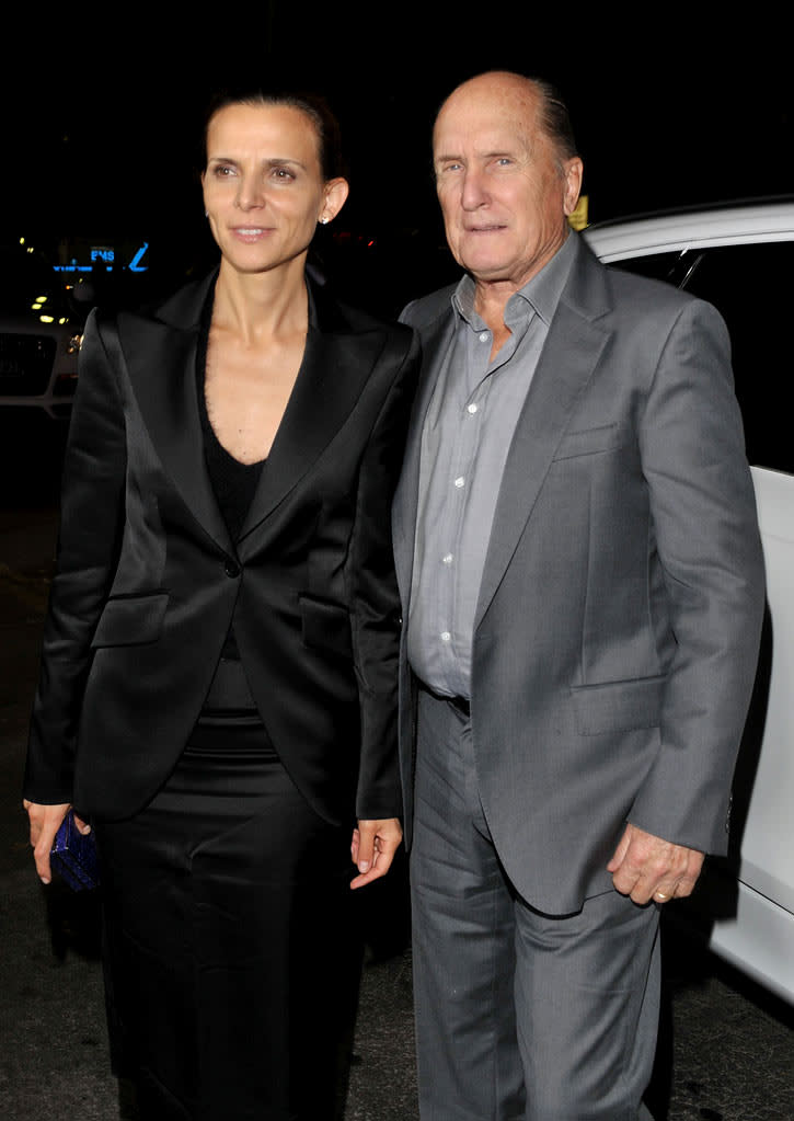 Couples Retreat LA Premiere 2009 Robert Duvall Luciana Pedraza