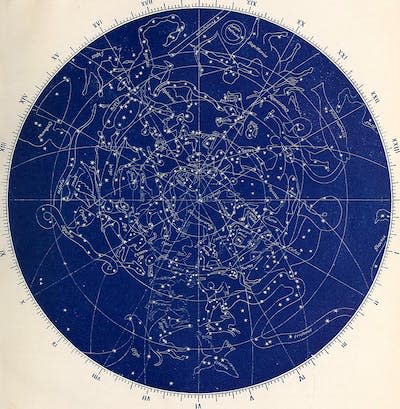Image from ‘Astronomy Without a Telescope’ (1869). <a href="https://flic.kr/p/ov6YFR" rel="nofollow noopener" target="_blank" data-ylk="slk:Internet Archive Book Images/Flickr;elm:context_link;itc:0;sec:content-canvas" class="link ">Internet Archive Book Images/Flickr</a>
