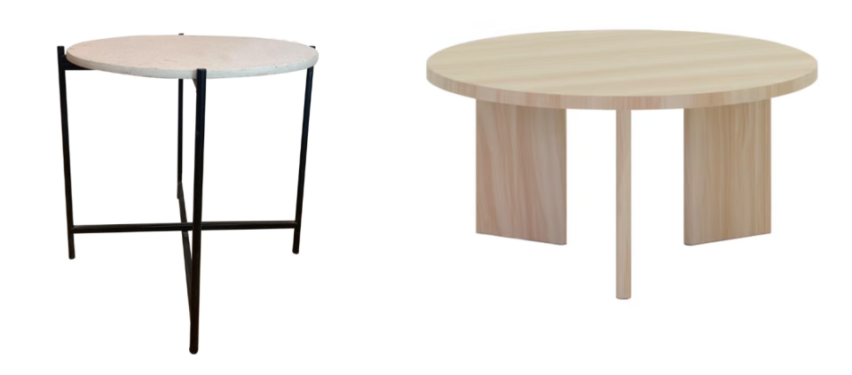 Bunnings and Kmart coffee tables