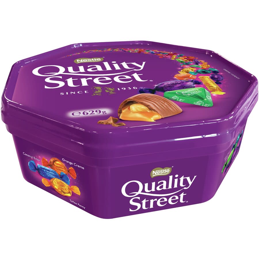 Quality Street Tub, $12.50