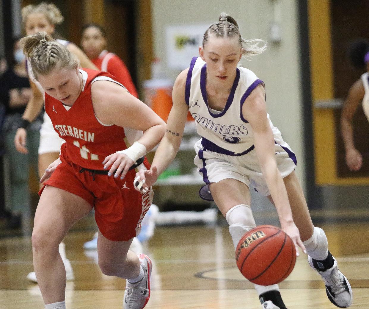 Mount Union's Emma Cannon (right) started all 63 games during her college career.