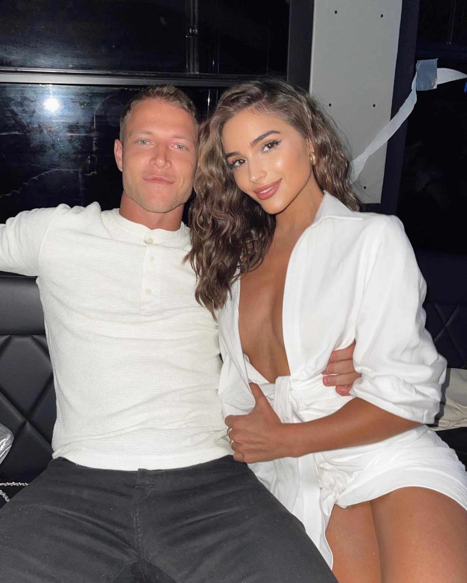 Olivia Culpo and Christian McCaffrey