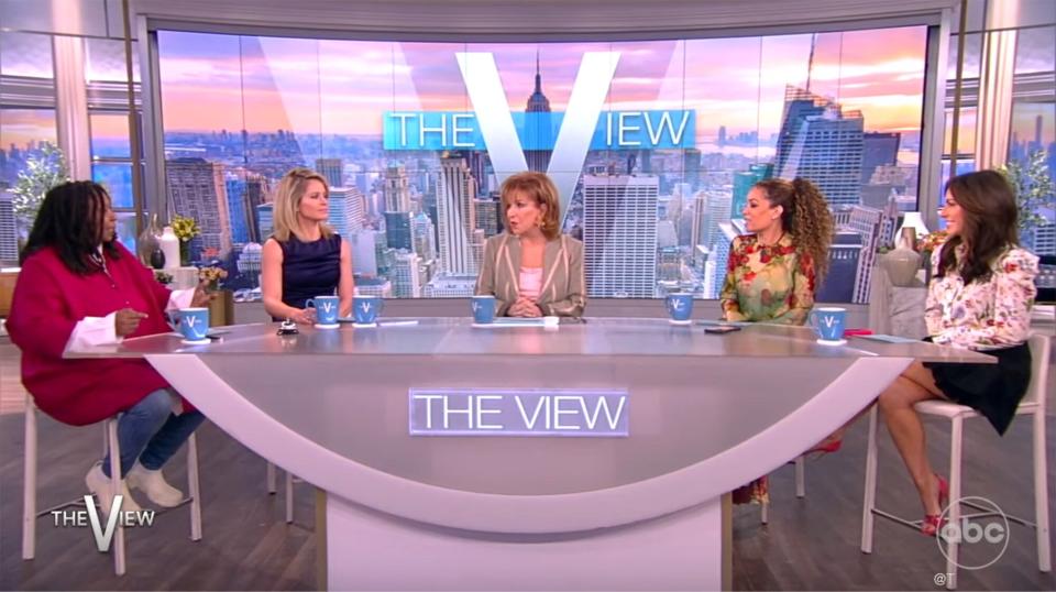 'The View' cohosts with their new mug coasters