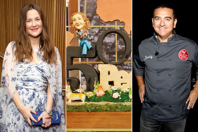 <p>Kevin Mazur/Getty Images for TIME; Ash Bean; Dave Kotinsky/Getty Images for NYCWFF</p> Drew Barrymore and Buddy Valastro