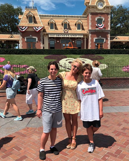 Britney Spears and her sons 