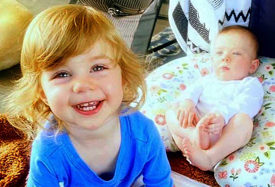 PHOTO: Upper Makefield Township Police Department released this photo of two-year-old Matilda Sheils and her brother 9-month old Conrad Sheils who are missing after flooding in Upper Makefield Township, PA. (Upper Makefield Township Police Department)