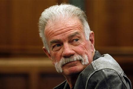 Controversial Florida pastor Terry Jones sits in the courtroom of the 19th District Dearborn Court for a hearing in front of Judge Mark Somers about Jones' right to protest in Dearborn, Michigan in this April 21, 2011 file photo. REUTERS/Rebecca Cook/files