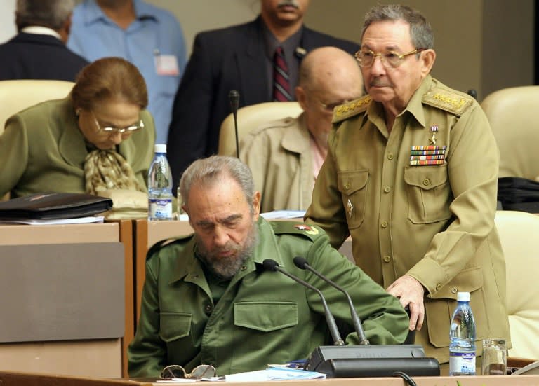 Raul Castro and his brother Fidel, seen here in 2004, had a "political partnership", experts say