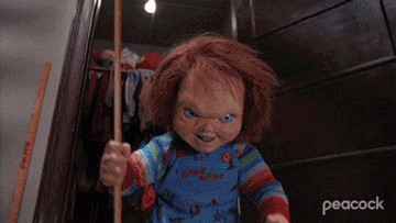 GIF of Chucky from "Child's Play 3"