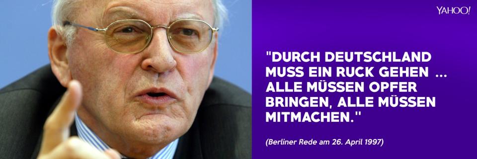 Zum Tod von Roman Herzog: Seine 10 besten Zitate