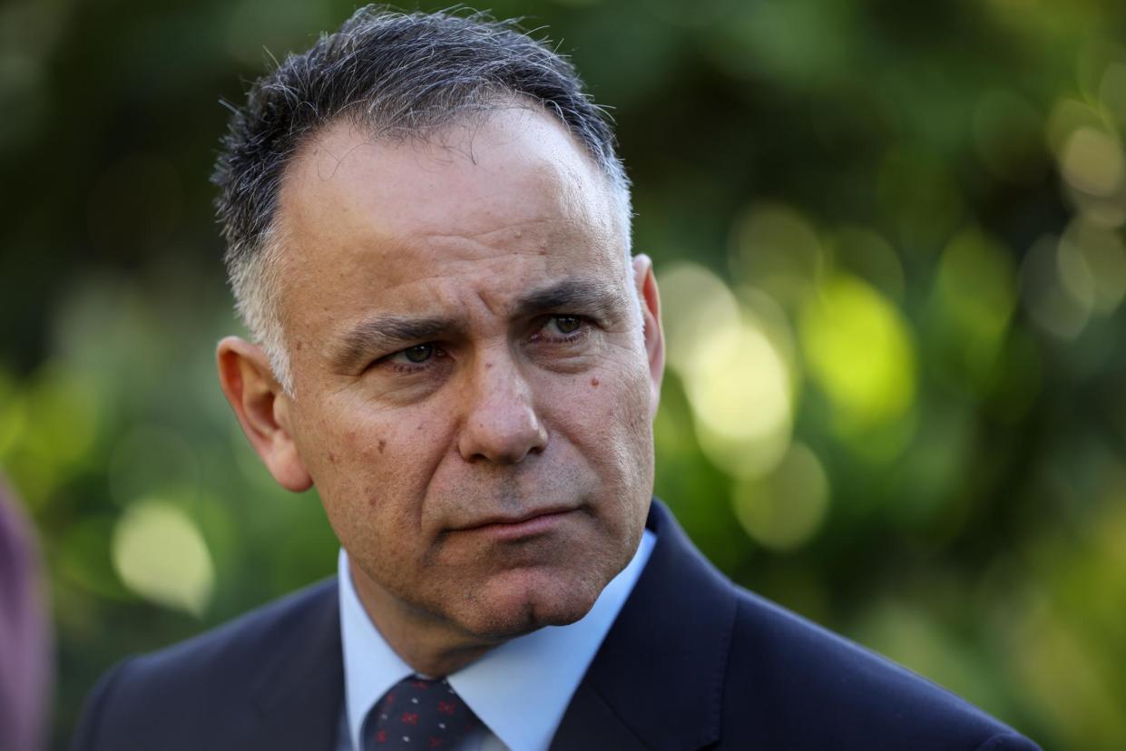 <span>Three women are suing the Victorian opposition leader over a series of media releases, press conferences and radio interviews he gave after the 2023 Let Women Speak rally.</span><span>Photograph: Diego Fedele/AAP</span>