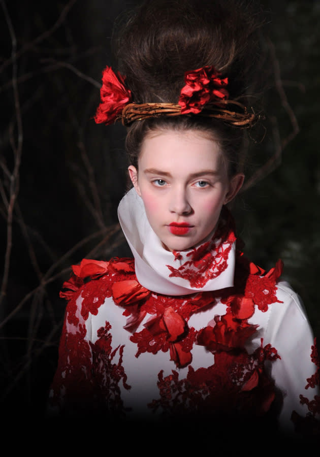 <b>New York Fashion AW13: Weird and wonderful runway looks<br></b><br>This may have been supposed to look like flowers, but we felt it was more like a horror scene.<b><br></b>