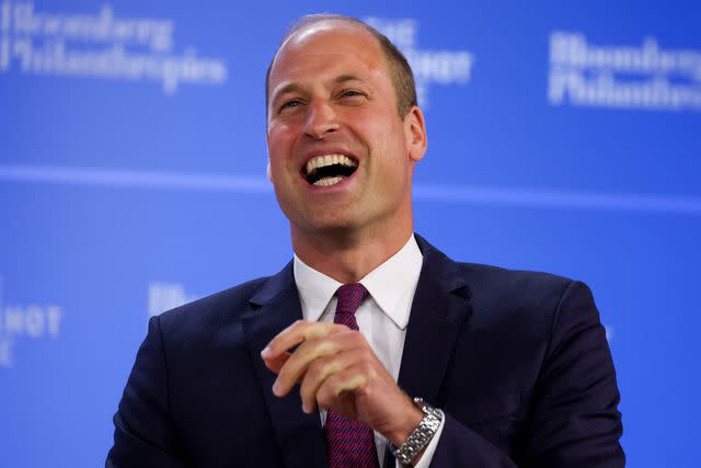 <p>Shannon Stapleton - Pool/Getty </p> Prince William attends Earthshot Prize Innovation Summit on Sept. 19, 2023