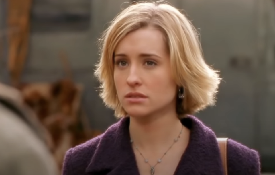 Closeup of Allison Mack