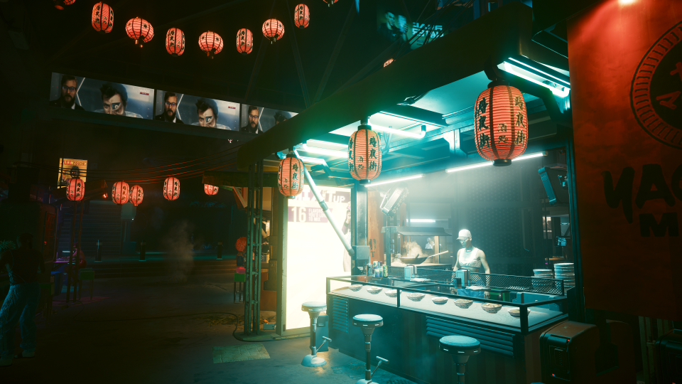 Cyberpunk 2077 noodle bar