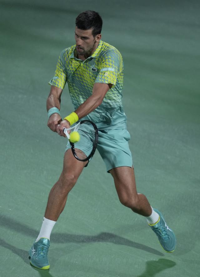 Tennis: Tennis-Djokovic powers past Griekspoor into Dubai quarter-finals