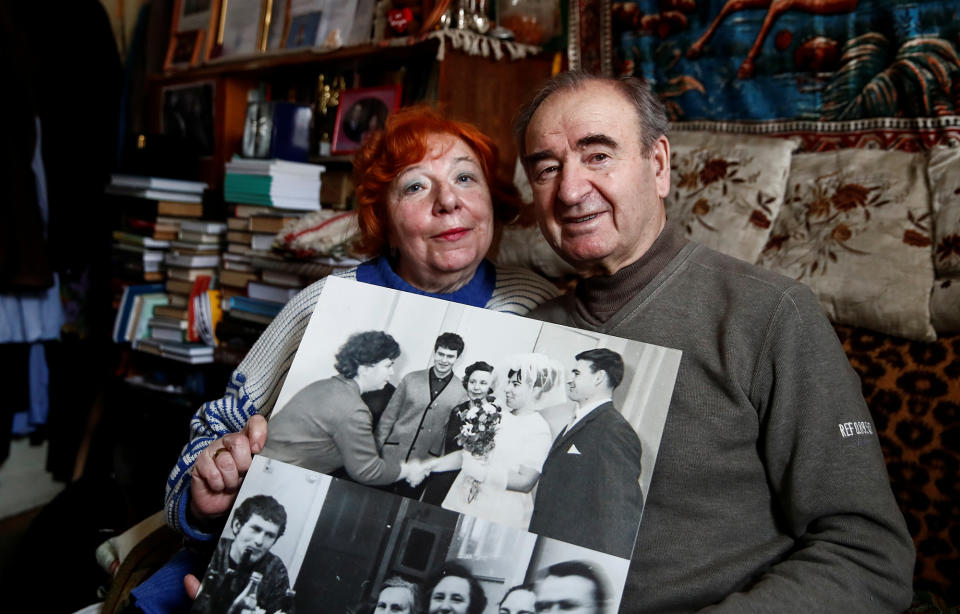 Pensioners Gennady Avdeev and his wife, Lyudmila Avdeeva