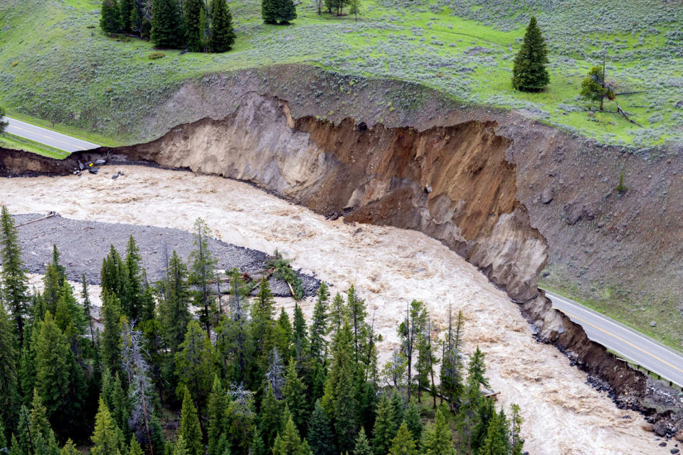 Severe Flooding Causes Damage in Yellowstone National Park: Photos