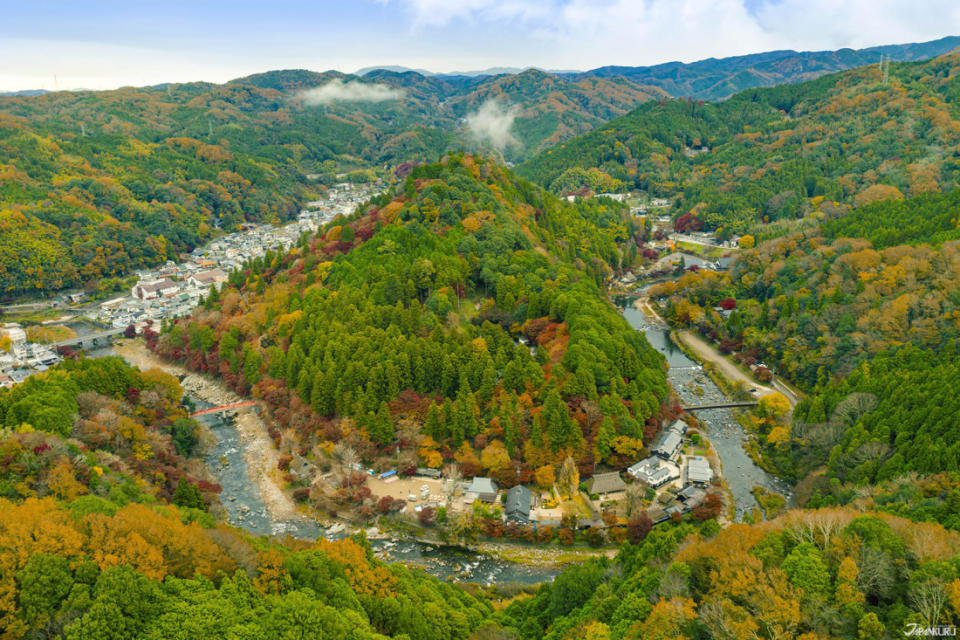 紅葉名所香嵐溪