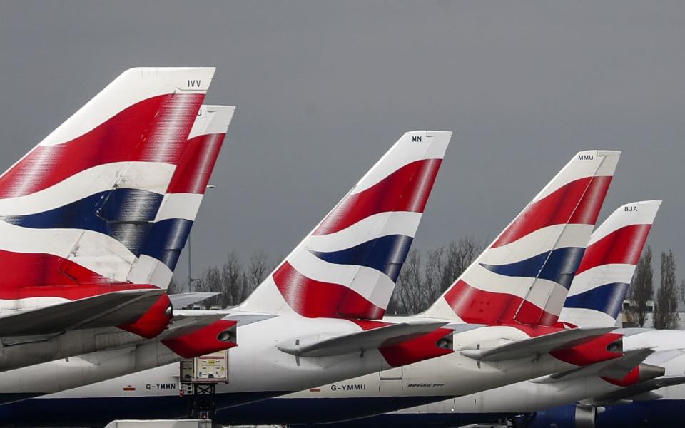 British Airways IAG ntsuab roj - Steve Parsons / PA Wire