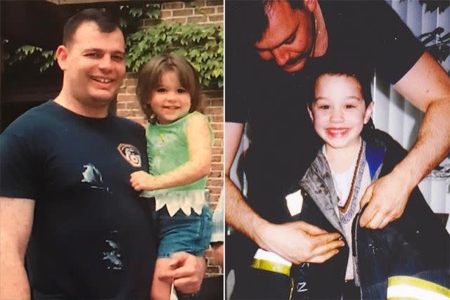 Casey Davidson/Instagram Pete Davidson's dad with Casey Davidson; Pete Davidson and his dad