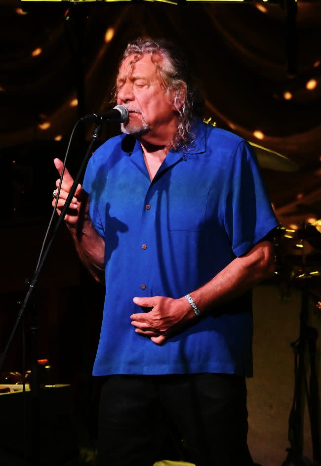 Robert Plant performs at the Greek Theatre on August 18, 2022 in Los Angeles, California - Credit: Michael Buckner for Variety